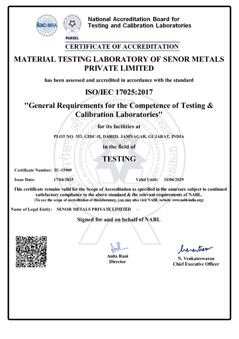 Certificate TC-15909