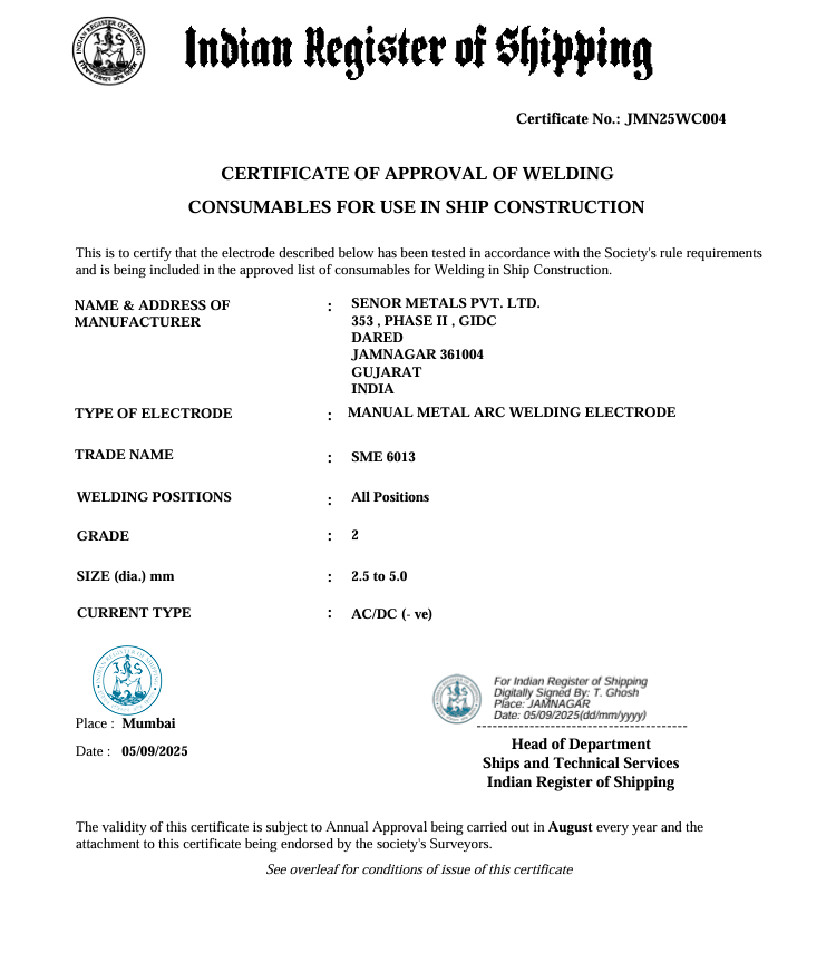 SME 6013 certi