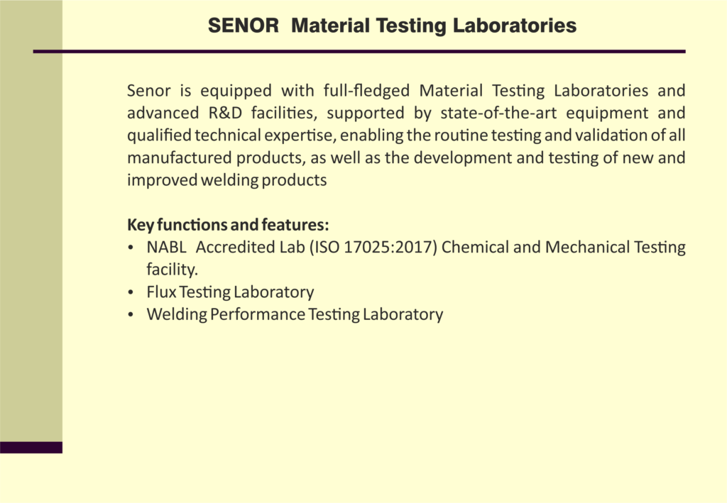 Senor Material Testing Laboratories