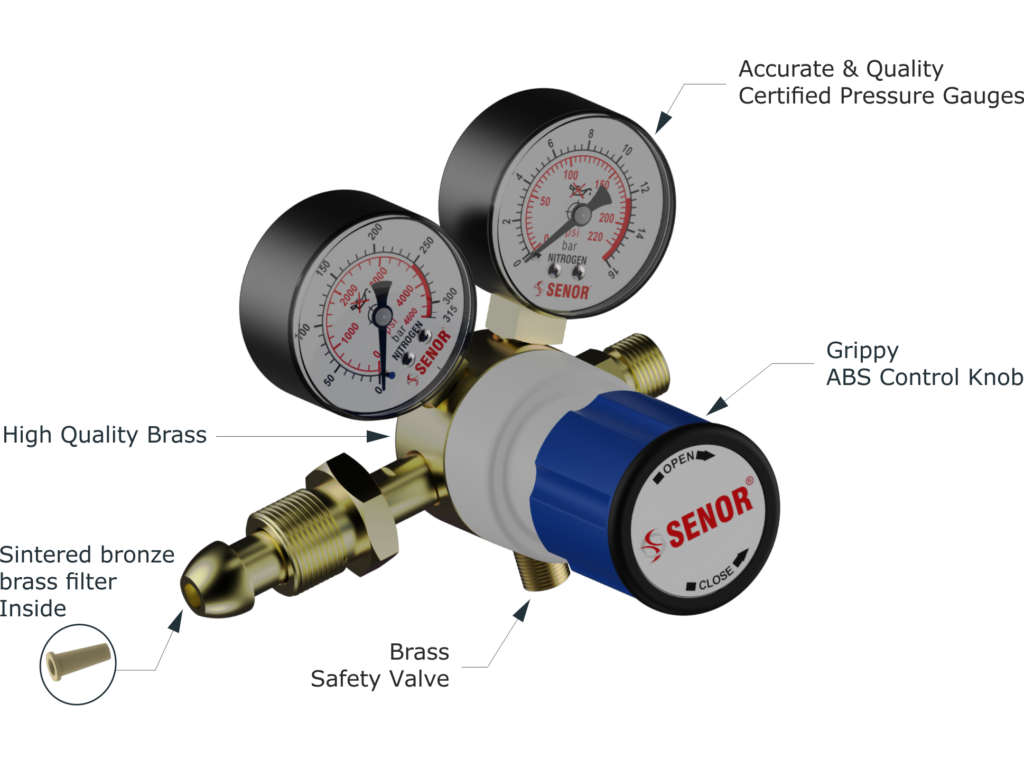 Nitrogen Gas Regulator Diagram