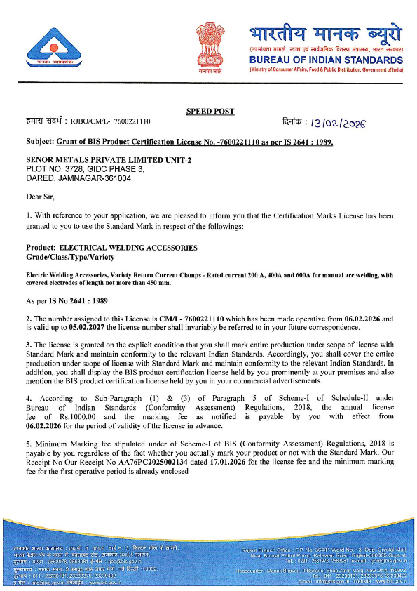 BIS License_001 Current Clamps